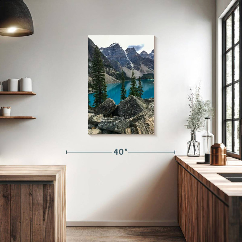 Lac Alvord à Banff, H 36 po x l 24 po