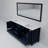 Jacques 72 in. W x 22 in. D Double Bath Vanity and 70 in. Mirror-112957465-112957466