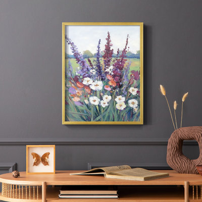 FLORAL Series DCXXXVII  -Premium Framed Print -Ready to Hang - No Nails Required