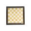 Handmade Mahogany/Beige/Ivory Chess Board Game