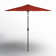Delaplaine 9' Solid Octagon Market Umbrella with Push-Button Tilt