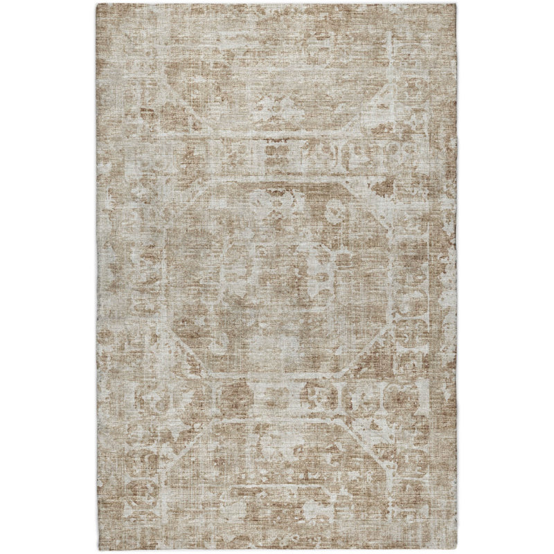 Premium Machine Washable Dream Shag Tribal Medallion Rug, Baja, 8' x 10'