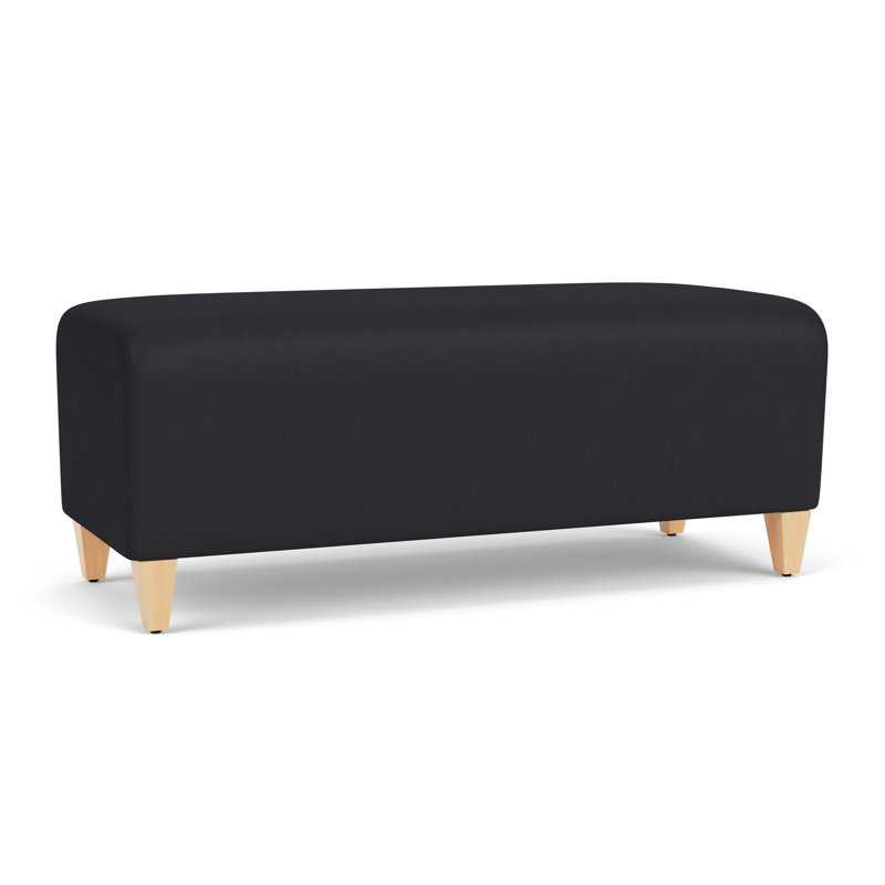 Banc de réception Ravenna, Noir Patriot Plus, Bois naturel