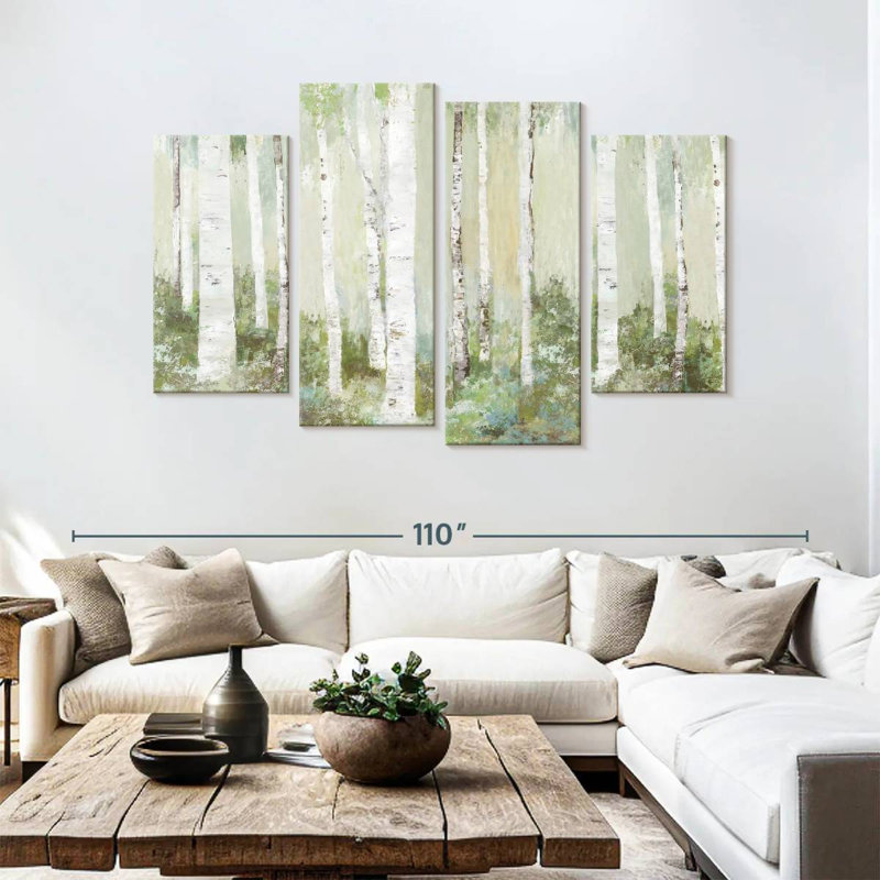Harnek Tranquil Forest, 54" H x 84" W