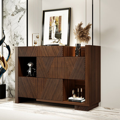 Italian-style partitioned extension cabinet
