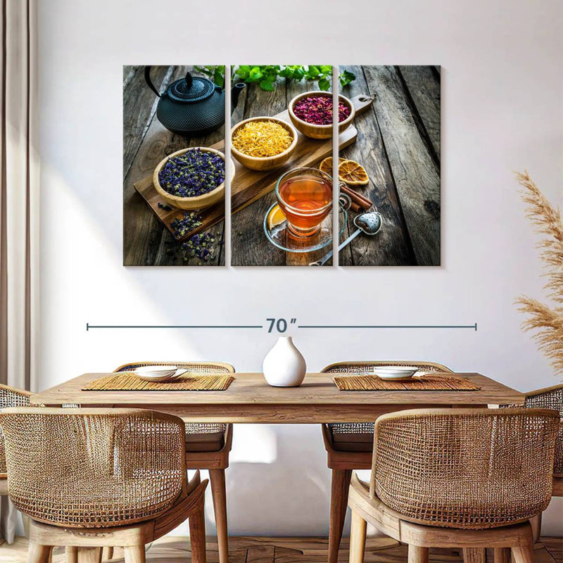 Yarlin Dried Tea Leaves, 36" H x 57" W