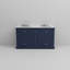 Meuble-lavabo double avec plateau en marbre de culture