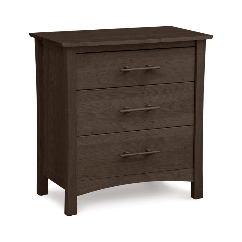 Monterey 3 - Drawer Dresser, Smoke Cherry, Conventional