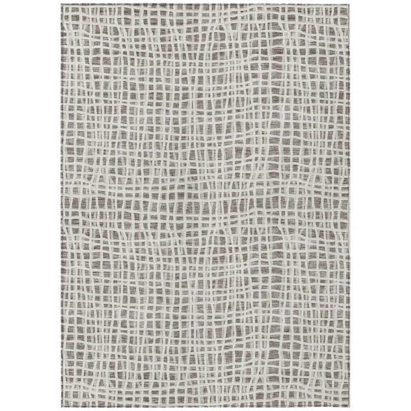  Finck Non-Slip Indoor / Outdoor Door Mat, Rectangle 10' x 14'