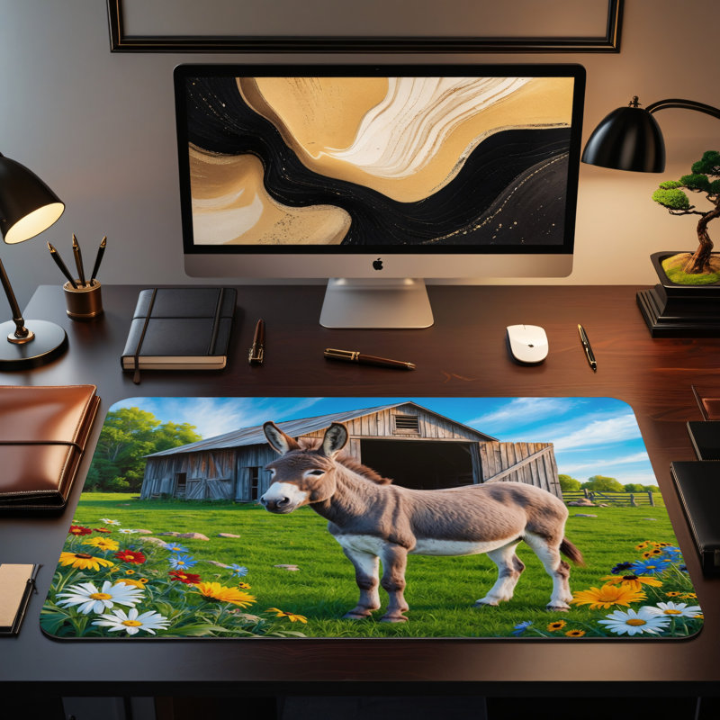 Polyester Desk Pad, 31.5x15.5