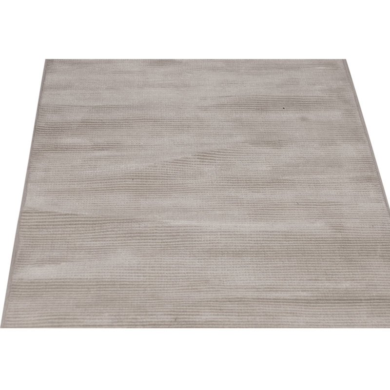 Chemin de table gris tissé à la main de haute qualité