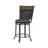 Luker 5-Piece Round Polyester Blend Upholstered Counter Height Dining Set 