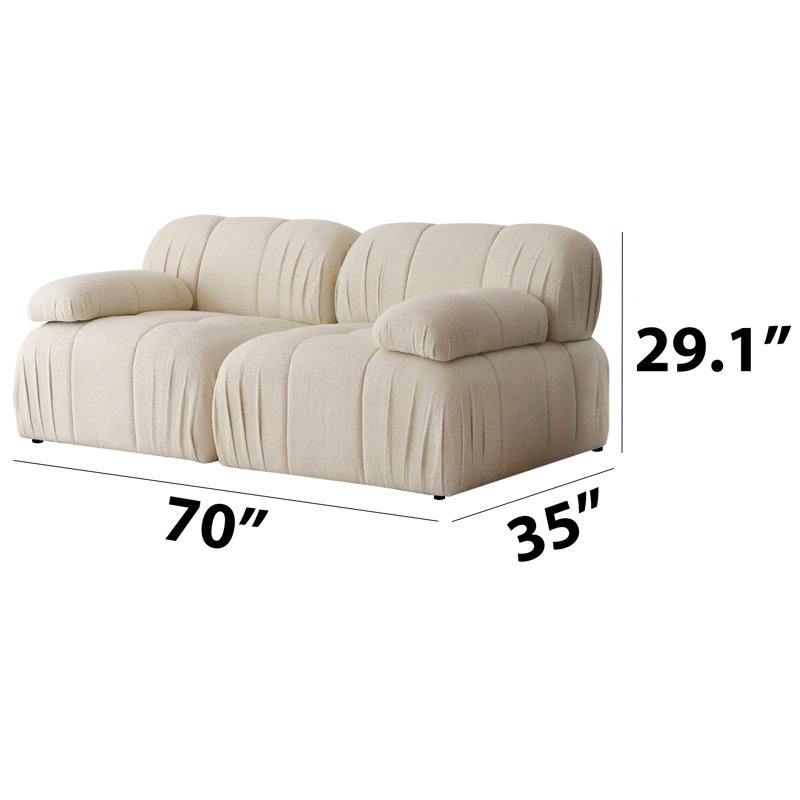 70.08'' Upholstered Loveseat
