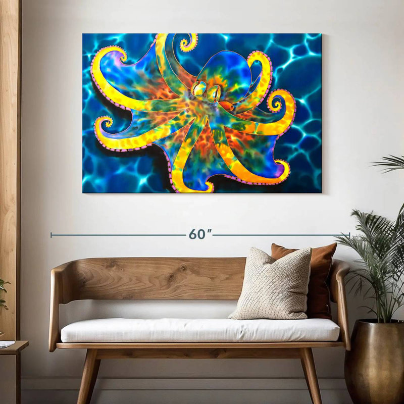 Brampt Caribbean Octopus, 32" H x 48" W