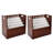 Adiroffice 50-Compartment Mobile Wood Roll File Storage Organizer-87103939