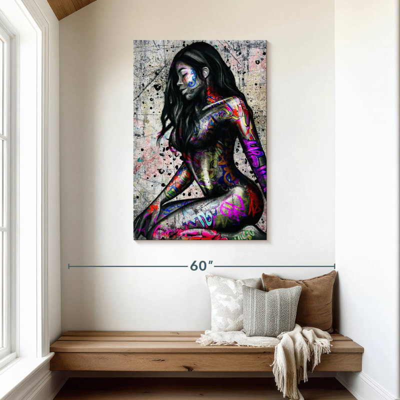 " African Seduction " by Harper D., 45" H x 30" W x 1.25" D