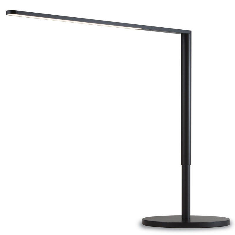 Lady7 LED Desk Table Lamp, Metallic Black