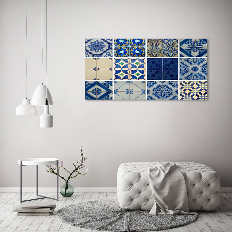 Portuguese Tiles 1 Piece Wall Art on Canvas
