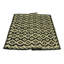 Tapis noir / beige en laine noué à la main de conception unique 5 pi x 6 pi 4 po Janavia
