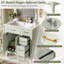 Modern Storage Cabinet with Soft-Close Doors, Deep Drawer & Standard Drawer-464302264