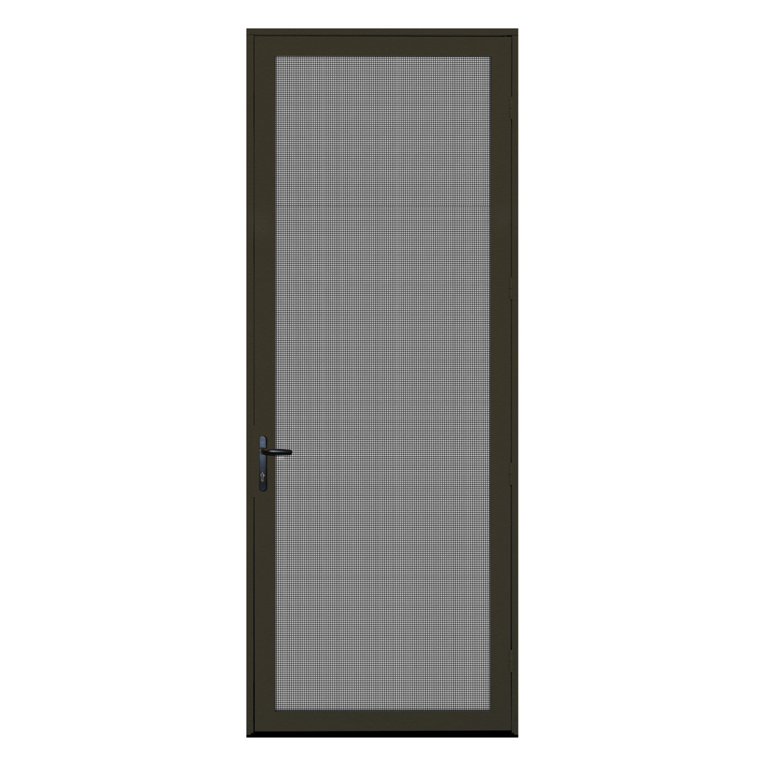 Meshtec 2.1 Single Surface 96" High Mount Ultimate Security Aluminum Screen Door Titan Security Doors Door 