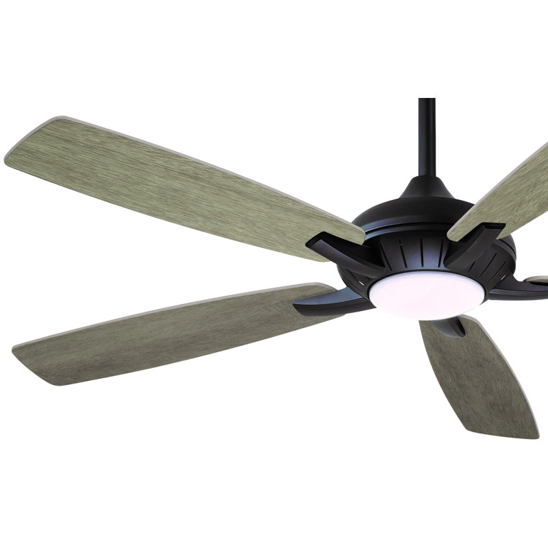 60" Dyno 5 - Blade LED Smart Standard Ceiling Fan with Remote Control and Light Kit Included