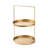 Elegant Decorative Metal Accessory, Gold Finish, 8.3 in Diameter x 13 in Height | 100% Metal Construction, Thickness: 0.05 in | Perfect for Home Decor, Stylish and Durable Accent Piece for Any Room-114281914-114281925
