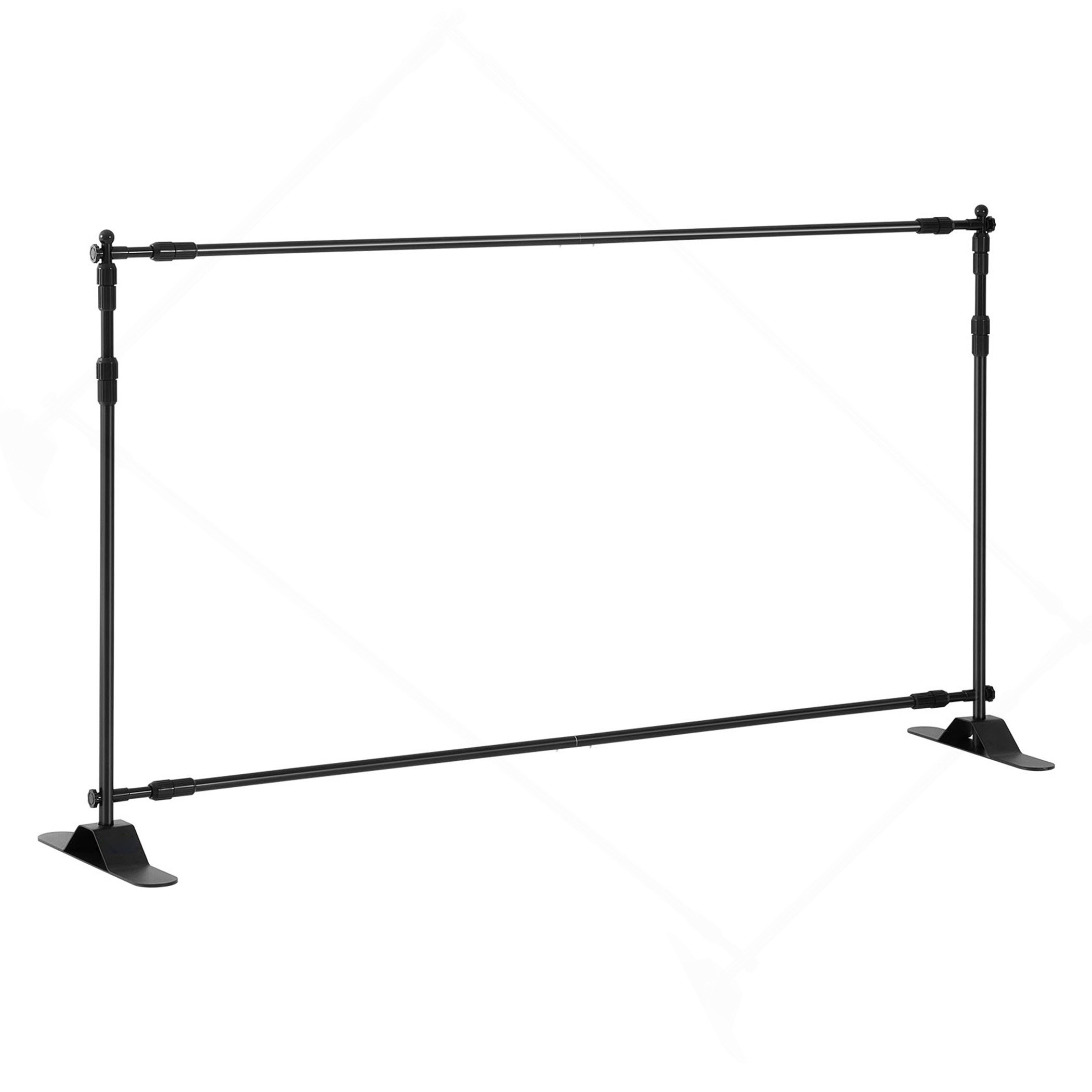 Jiafan Telescopic Backdrop Banner Stand 8' X 8' Banner Stand Adjustable ...