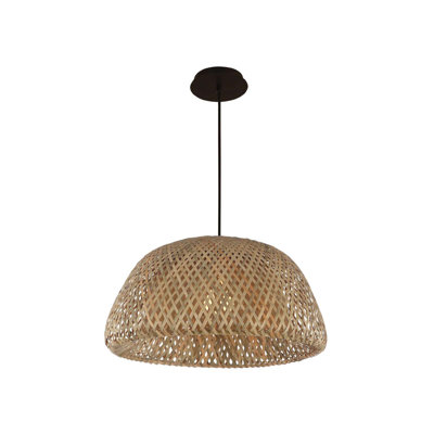 Luminaire suspendu en osier Alisson