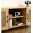 Zanna Kristiena TV Stand with Storage Shelves and Cabinet