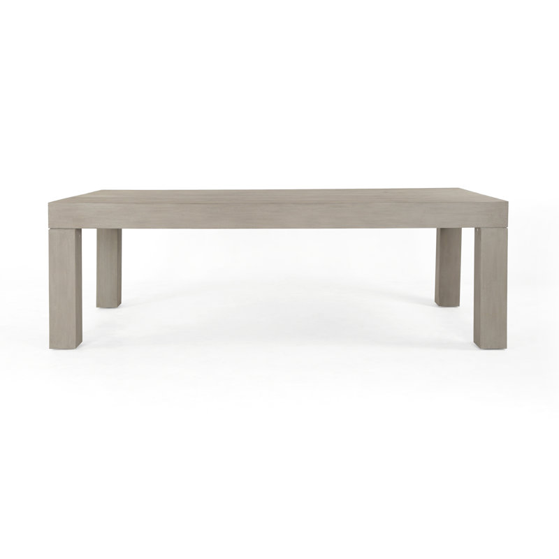 Table de salle à manger Shea, Gris patiné