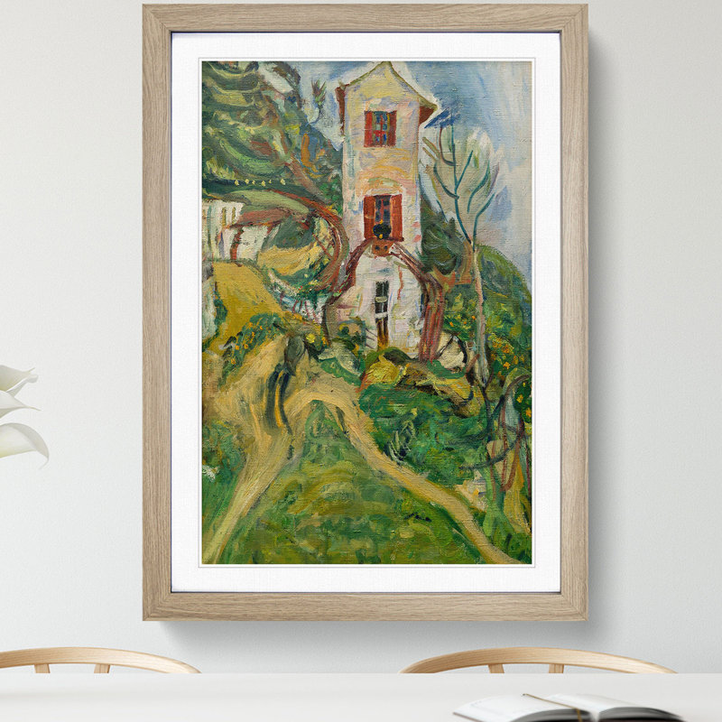 The White House by Chaim Soutine - Framed Print, Oak, 90cm H x 65cm W x 2cm D