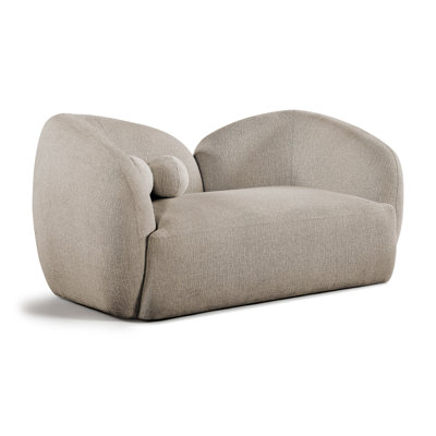Causeuse en tissu Elowen