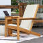 Chaise Adirondack pour l'extérieur en bois de teck Clairmont Napa