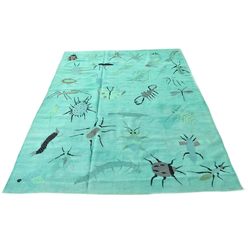 Tapis turquoise Oldfield