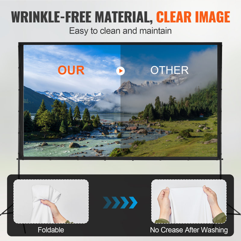 VEVOR Outdoor Portable Projector Screen Projector Screen