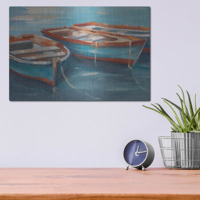 " Tethered Row Boats II " by Ethan Harper