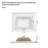 23.63" X 18.63" Rectangular Single Vanity Top With 1 Faucet Hole And Overflow(Sink Only)