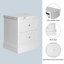 60cm W Manufactured Wood Bedside Table