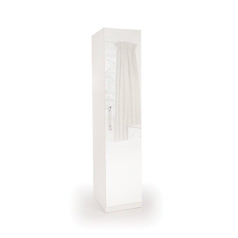 Beverley 1 Door Manufactured Wood Wardrobe