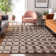 Premium Machine Washable Prisco Brown Rug