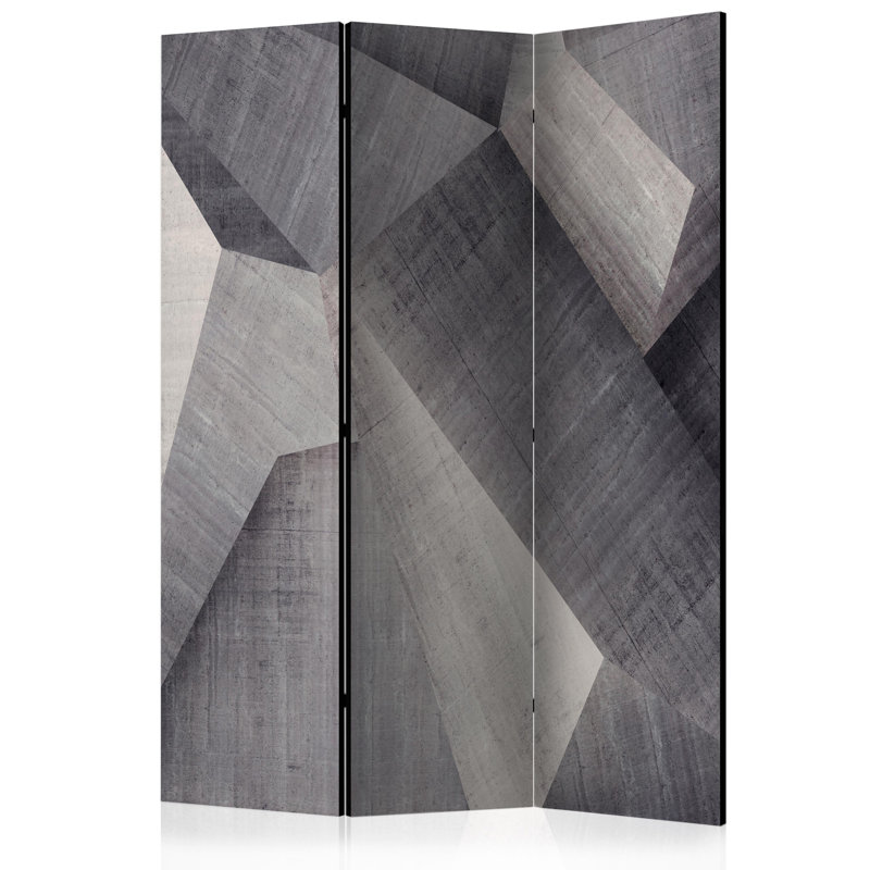Gilta 135cm W x 172cm H 3 - Panel Solid Wood Folding Room Divider