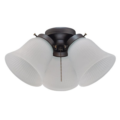 Ensemble de 3 lumières pour ventilateur de plafond Cluster