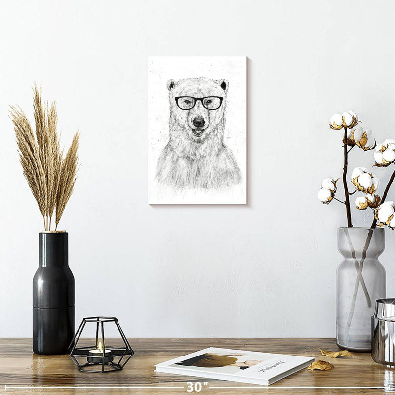 Brampt Geek Bear, 12" H x 8" W