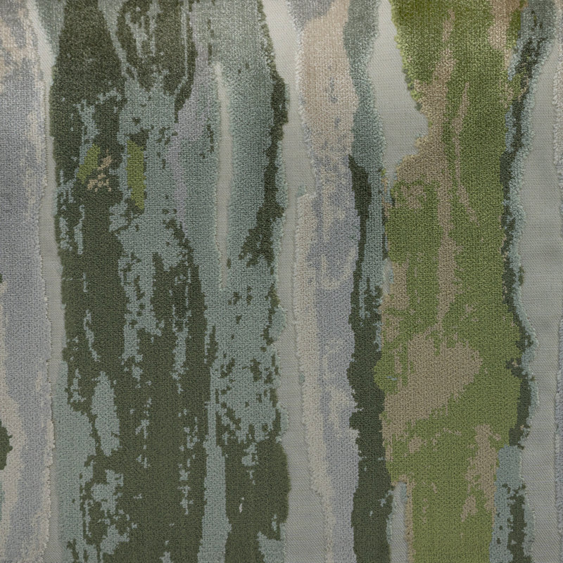 Tissu de revêtement en velours Rio Cut, Malachite