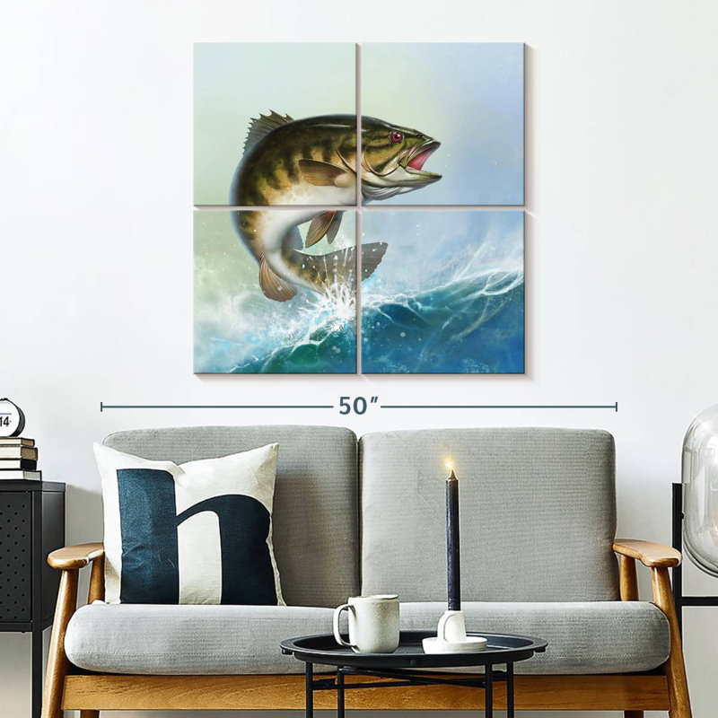 Brampt Bass, 32" H x 32" W