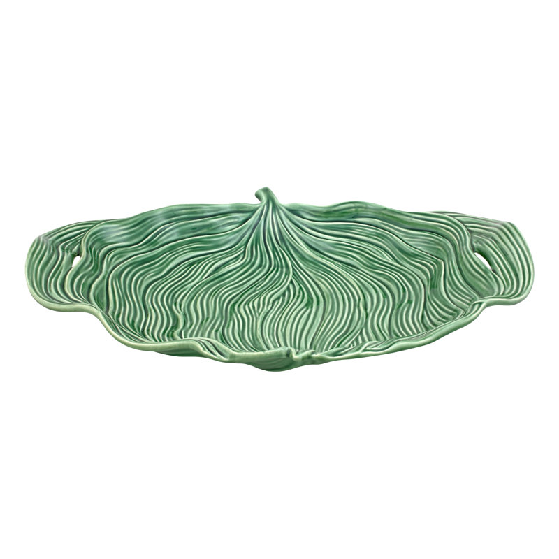 Leaves Earthenware Platter