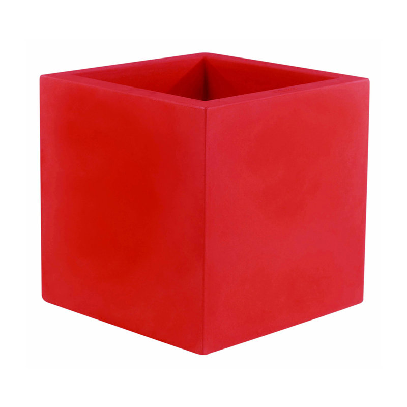 Nano Resin Pot Planter, 4" H x 4" W x 4" D, Bronze