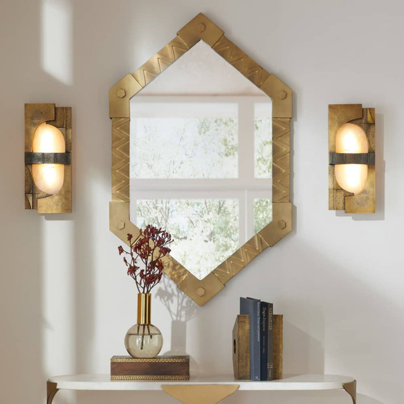 Holt Hexagon Iron Mirror