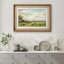 «Rustic Countryside Cloud Horizon Countryside Cow Farm Road», reproduction d'art sur papier-91356507-91356508